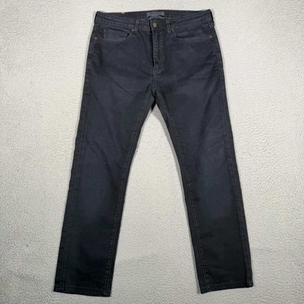 Levis Jeans Mens 32x27 Blue Tack Slim Made & Crafted Denim 5 Pocket Preppy Logo
